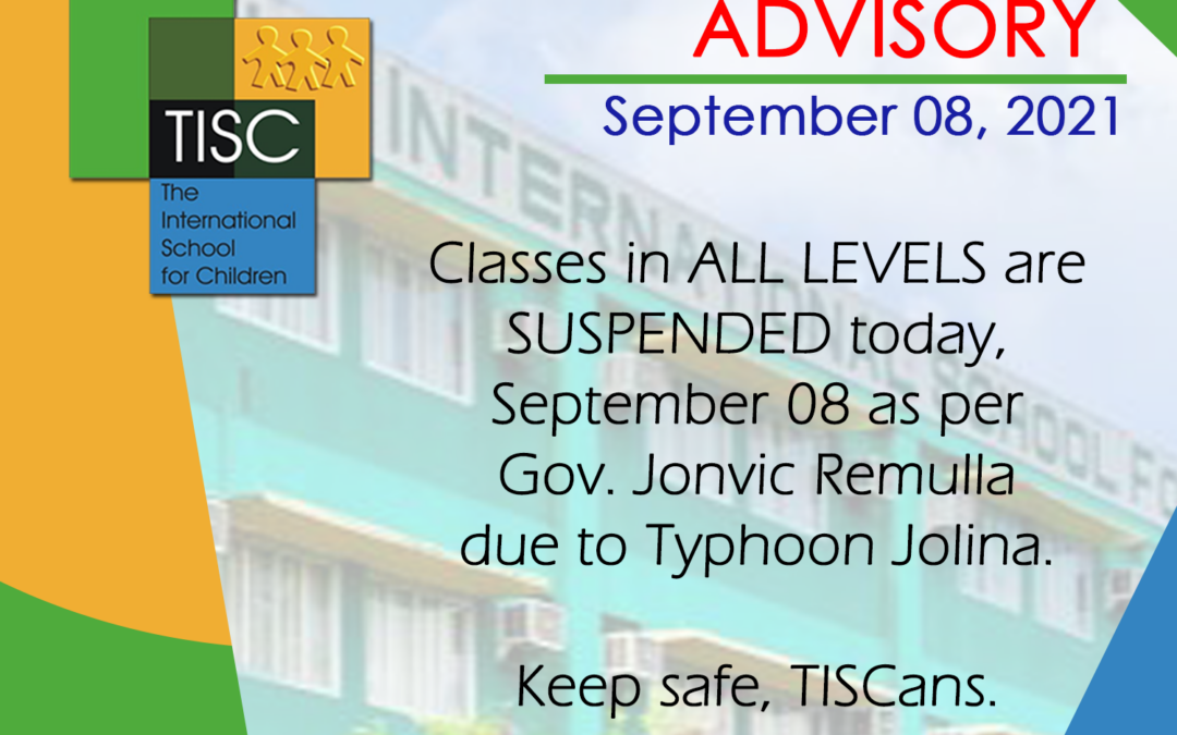 September 08 – Classes are Suspended